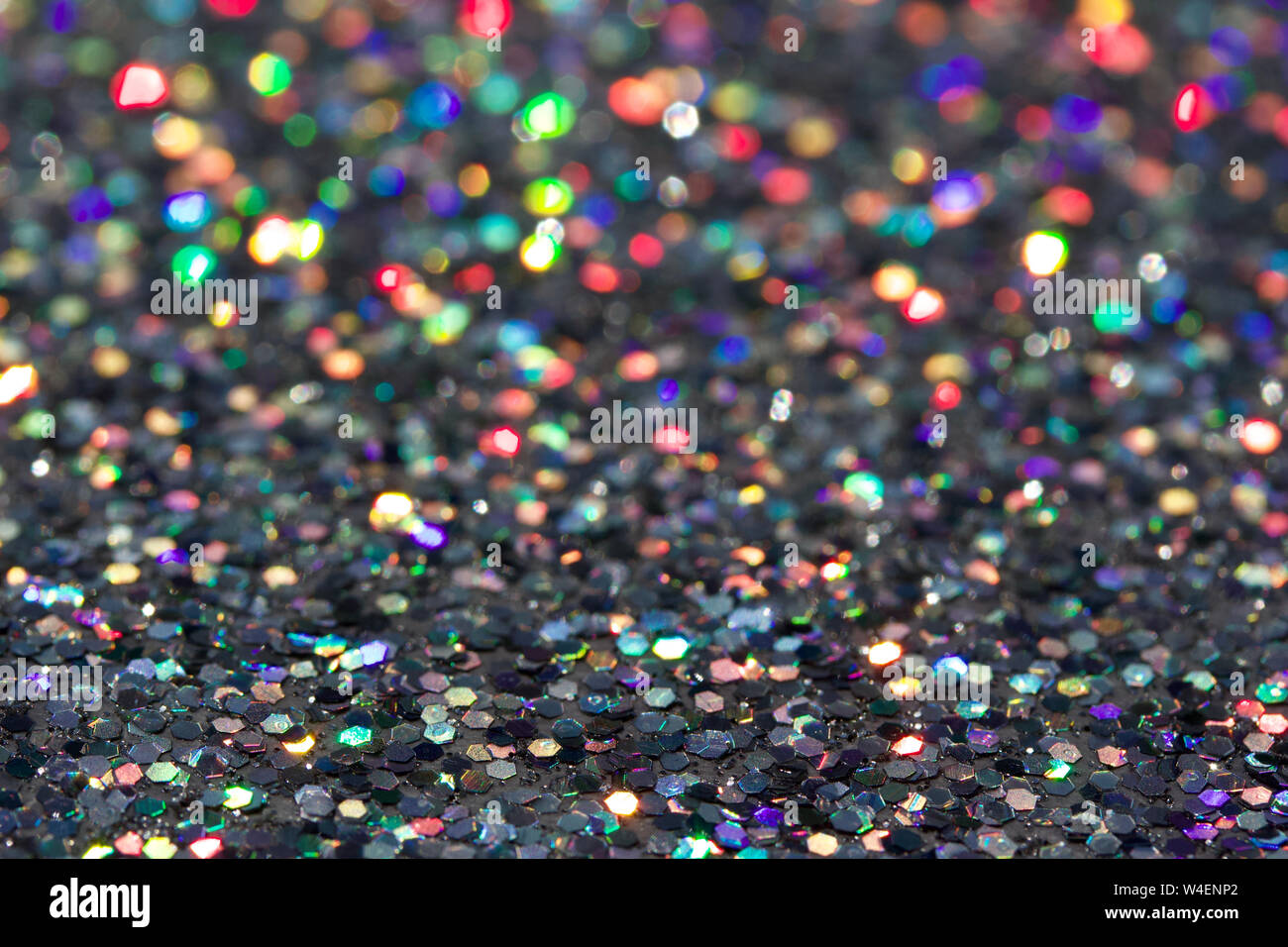 Abstract silver glitter background. High quality texture Stock