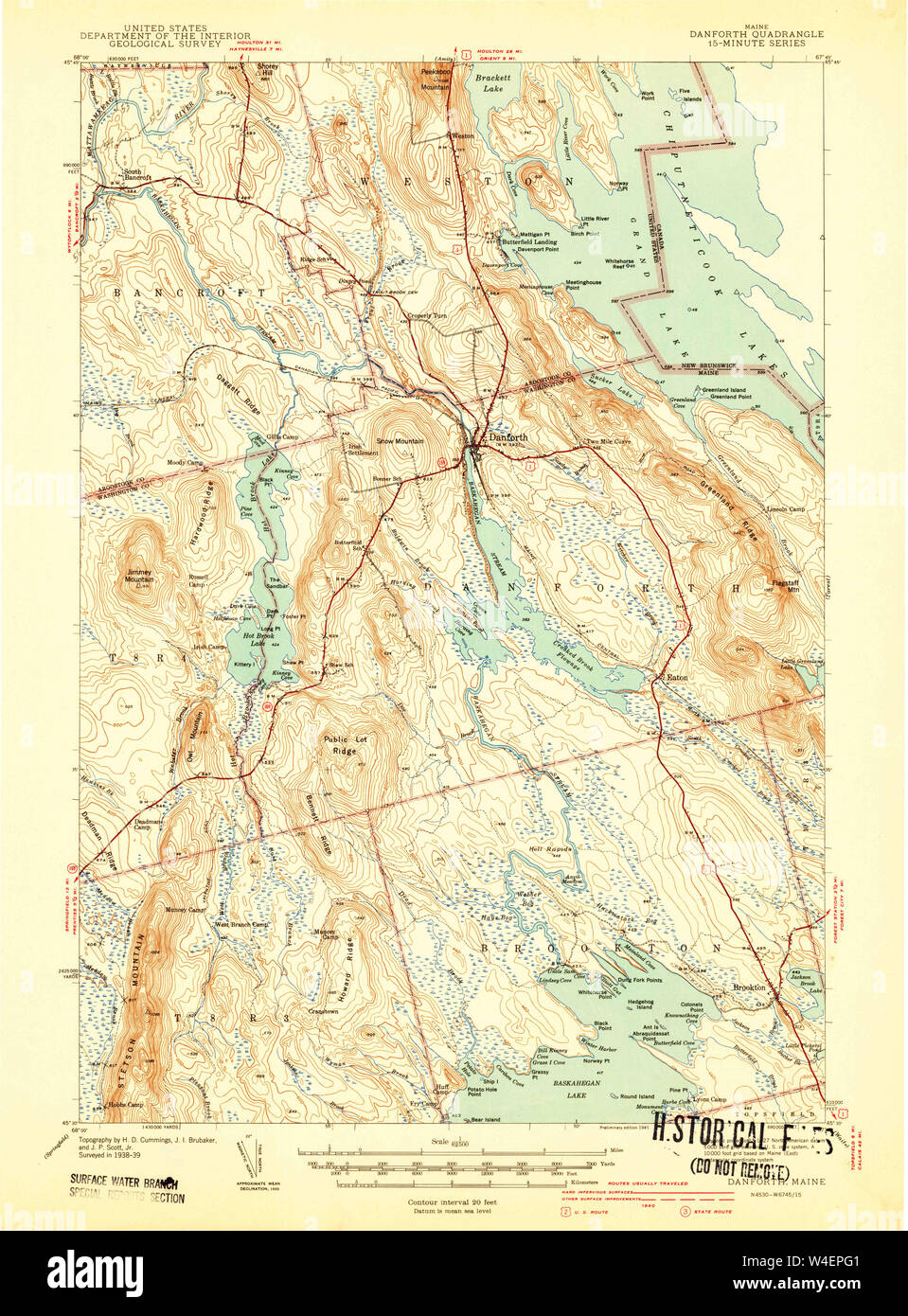 Map of danforth hires stock photography and images Alamy