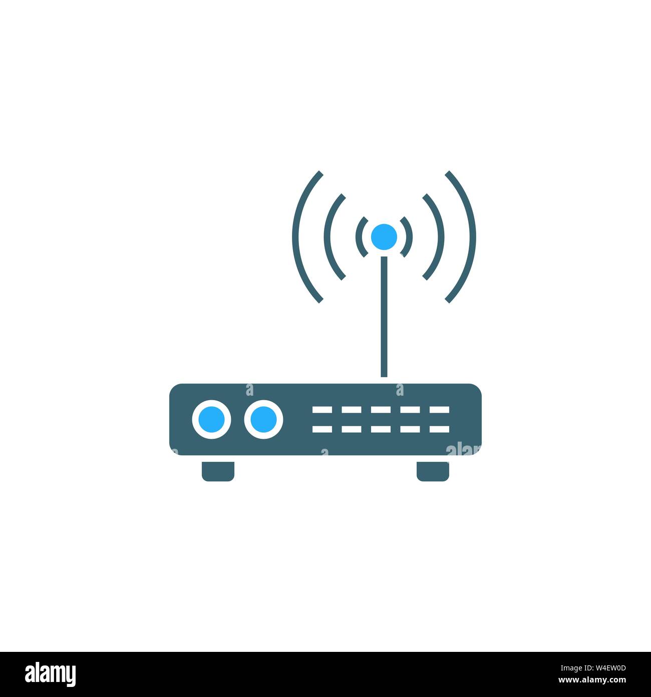 Router related vector glyph icon Stock Vector Image & Art - Alamy