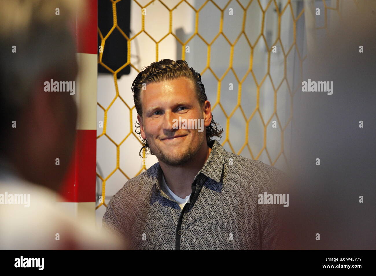 Lars Kaufmann (* 25. Februar 1982 in Görlitz) ist ein ehemaliger deutscher Handballspieler am 21.7.2019 in Görlitz Stock Photo