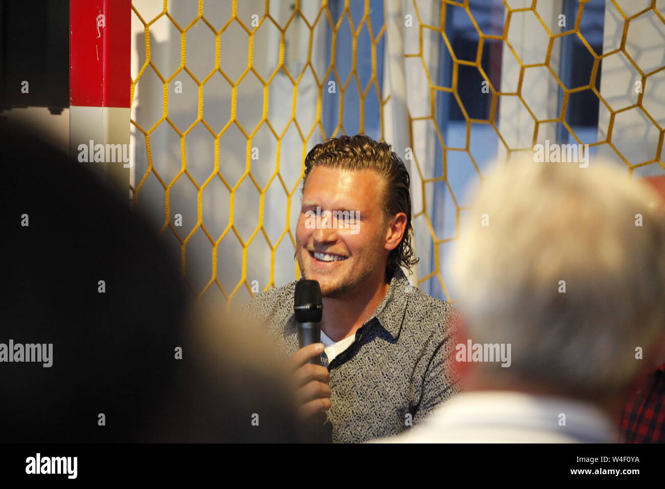 Lars Kaufmann (* 25. Februar 1982 in Görlitz) ist ein ehemaliger deutscher Handballspieler am 21.7.2019 in Görlitz Stock Photo