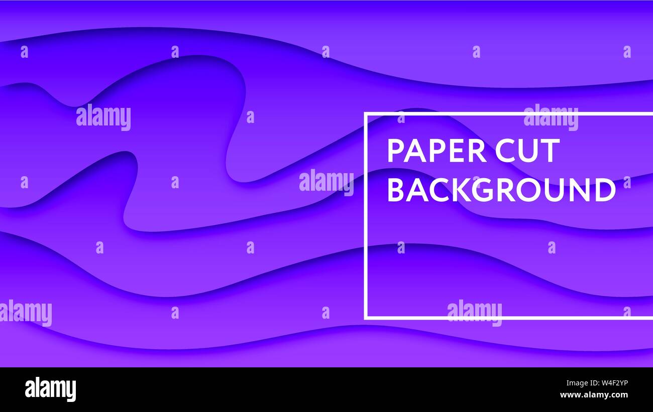 Paper cut Background Abstract Vector Color Gradient 3D art Stock Vector ...