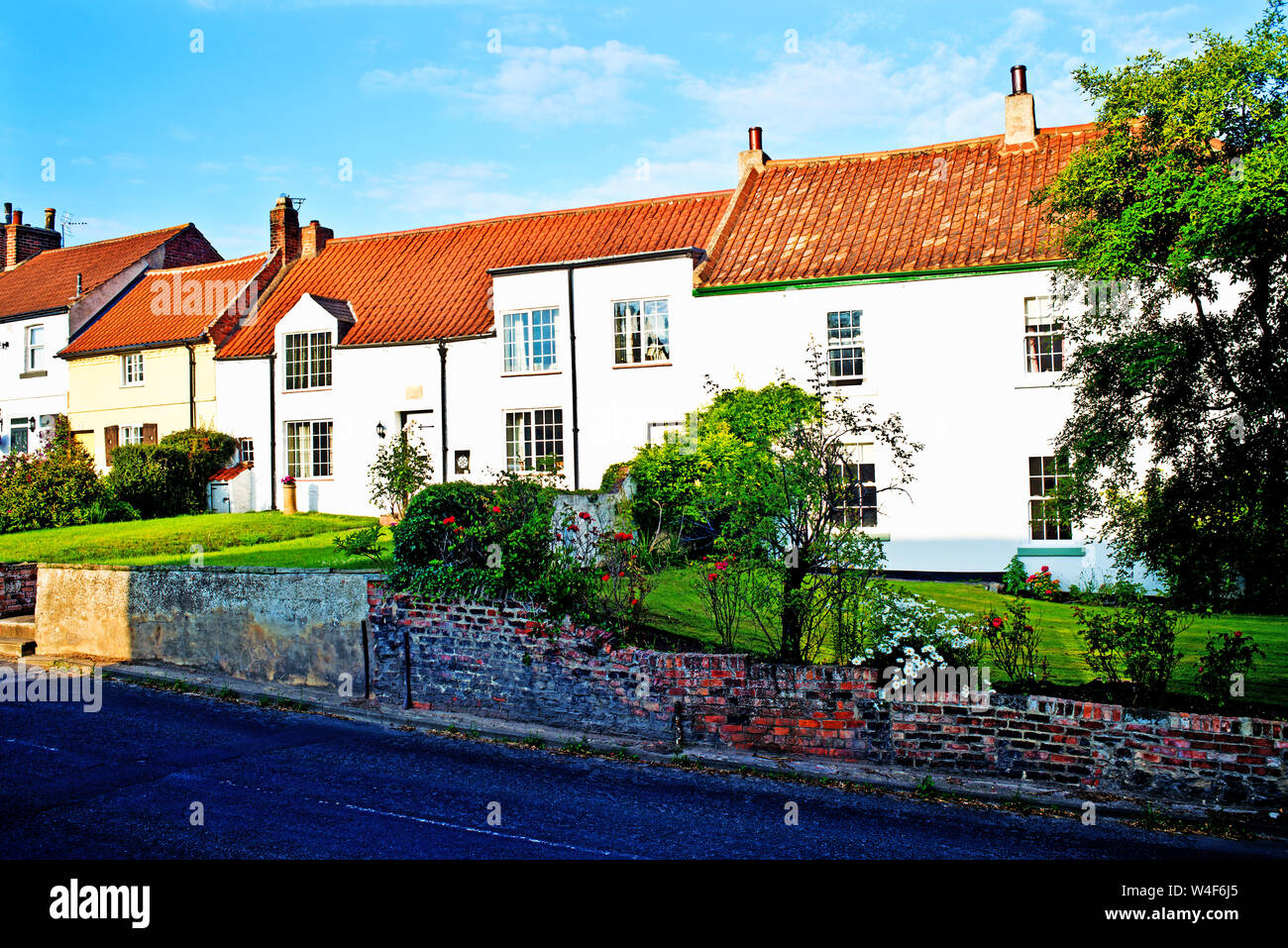 Cottages, Sadberge Borough of Darlington, England Stock Photo