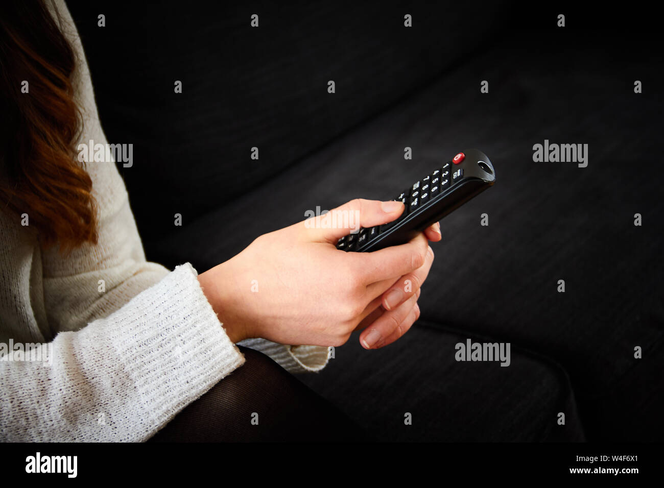 Close up hands using controller hi-res stock photography and images - Alamy
