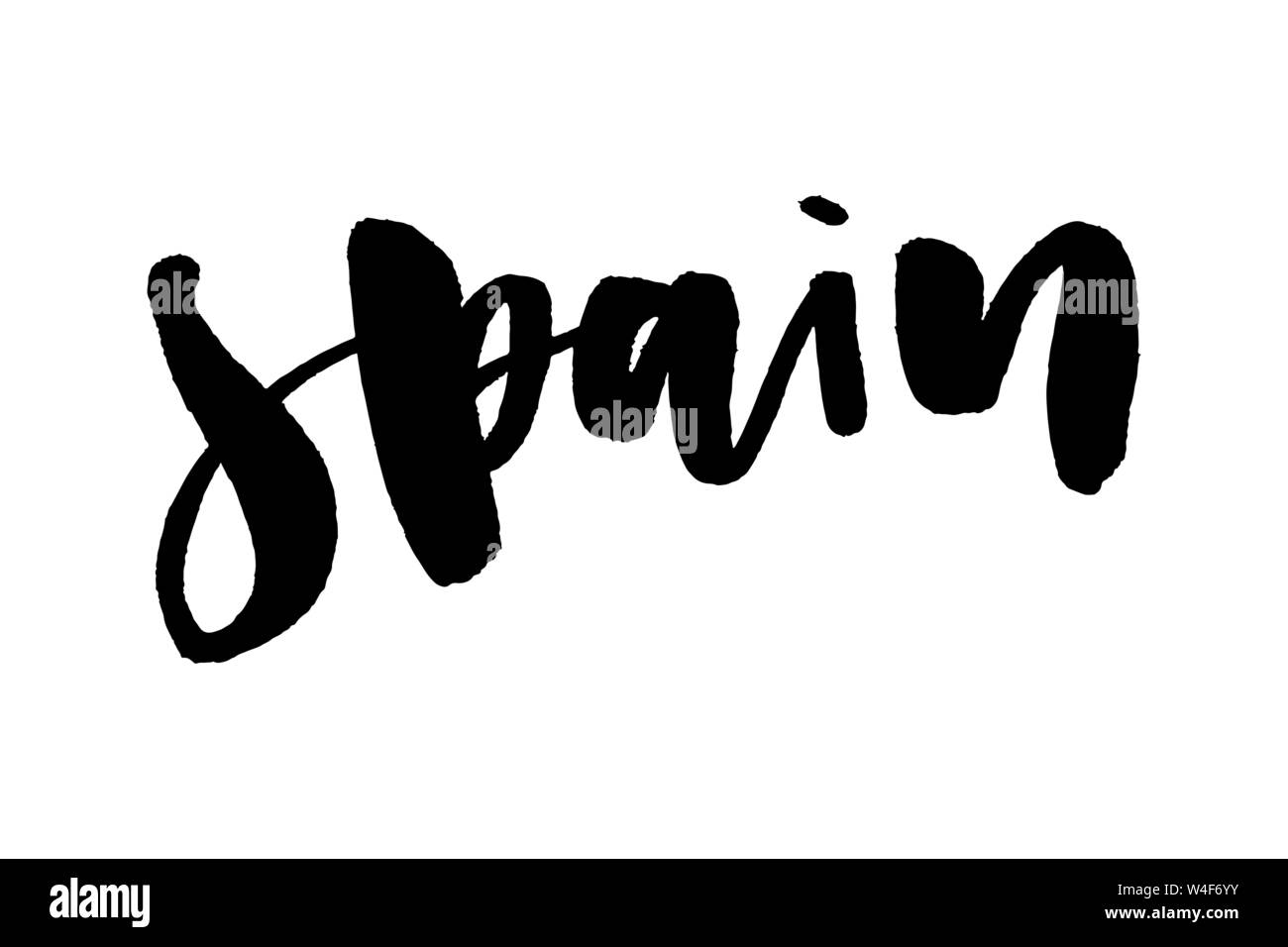 Spanish handwriting Black and White Stock Photos & Images Alamy