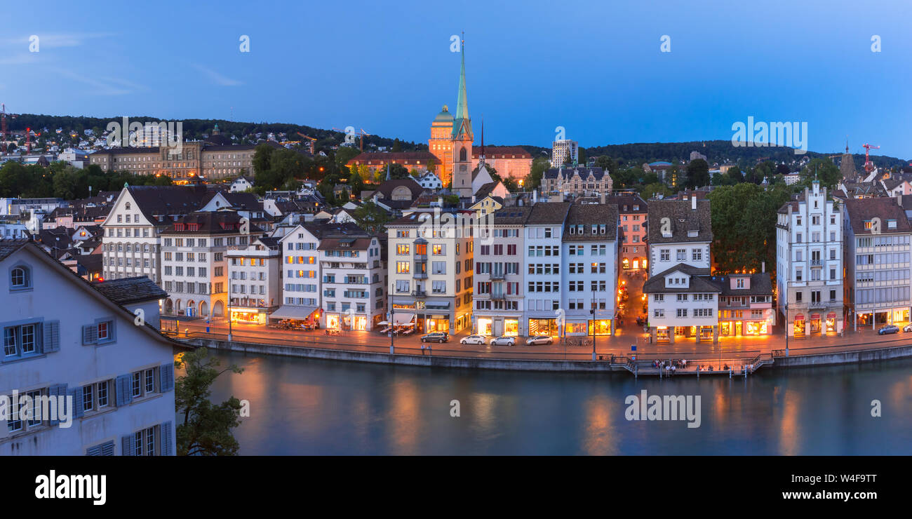 Zurich, the largest city in Switzerland Stock Photo Alamy