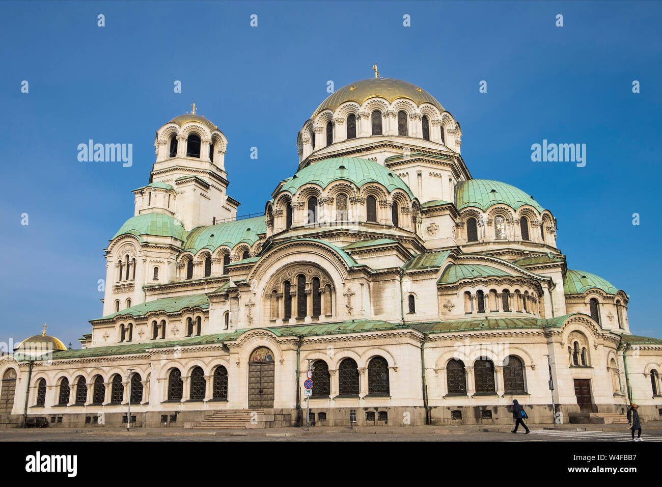 Bulgaria, Sofia, Cathedral church Alexander Nevski in the center of the Bulgarian capital Sofia Stock Photo