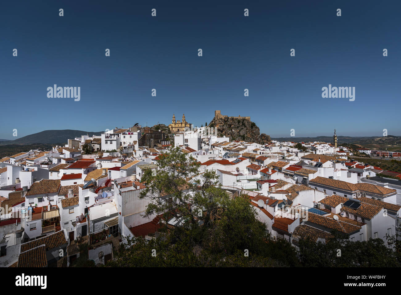 Aerial View Of Olvera City With Castle And Cathedral Olvera Cadiz aerial-view-of-olvera-city-with-castle-and-cathedral-olvera-cadiz