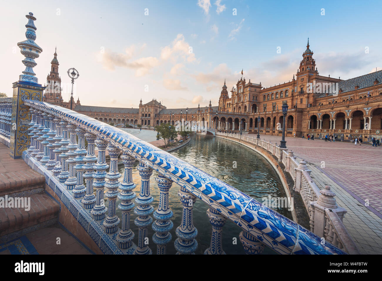Plaza de Espana Square - Seville, Andalusia, Spain Stock Photo - Alamy