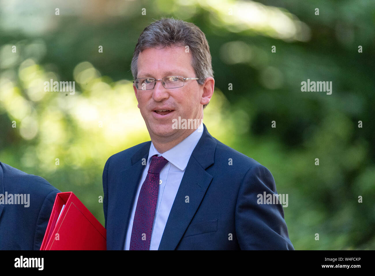 London, UK. 23rd July 2019. Jeremy Wright MP PC, Culture Secretary arrives at  10 Downing Street, London for the last Theresa May Cabinet Credit Ian Davidson/Alamy Live News Stock Photo