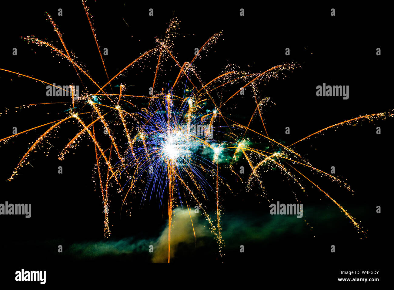Wedding Fireworks Display Stock Photos Wedding Fireworks Display