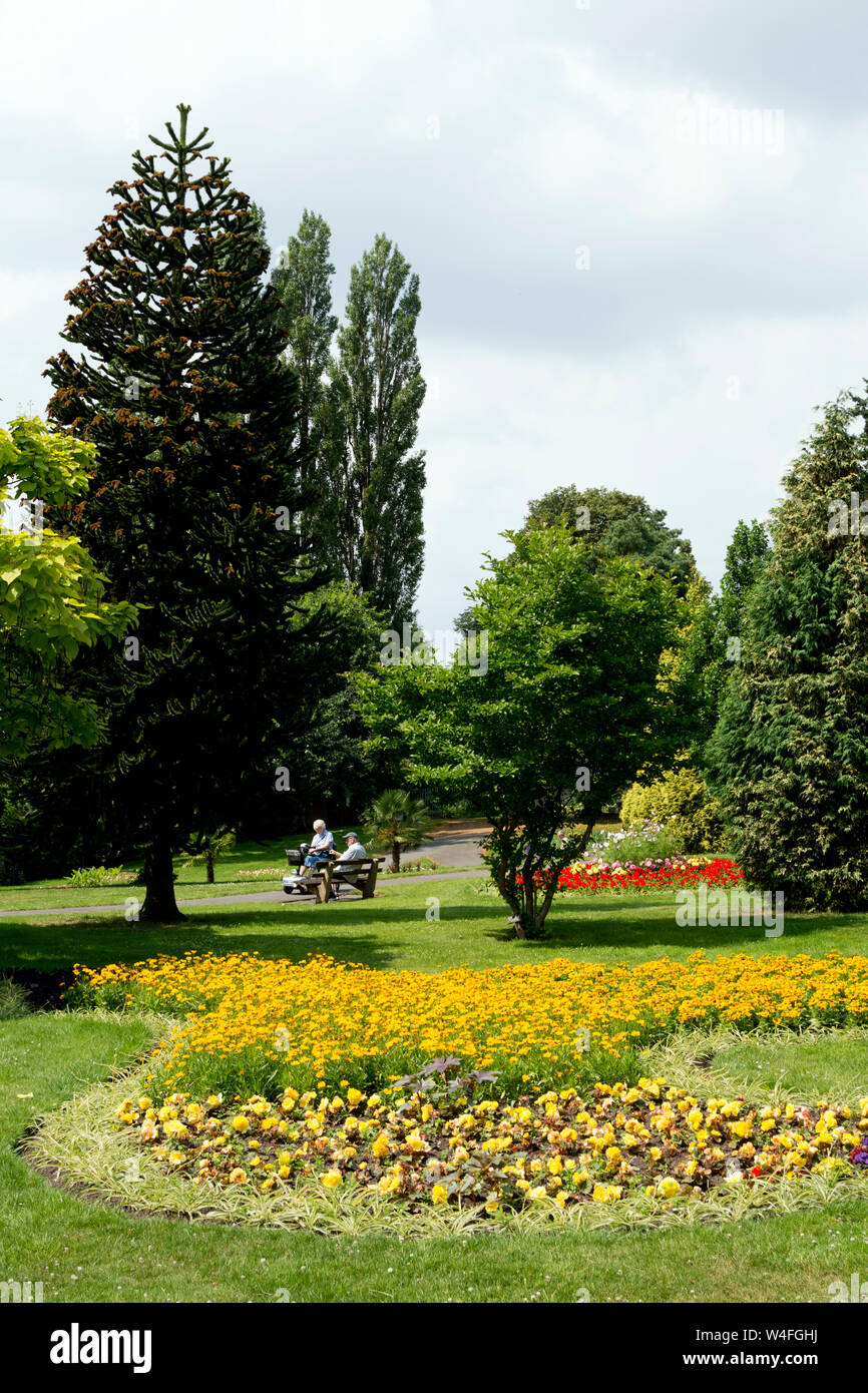 Miners Welfare Park, Bedworth, Warwickshire, England, UK Stock Photo