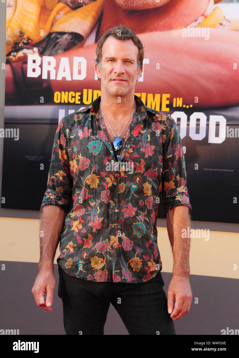 Hollywood, California, USA 22nd July 2019 Actor Thomas Jane attends Sony Pictures Presents the World Premiere of 'Once Upon A Time...In Hollywood' on July 22, 2019 at TCL Chinese Theatre in Hollywood, California, USA. Photo by Barry King/Alamy Live News Stock Photo