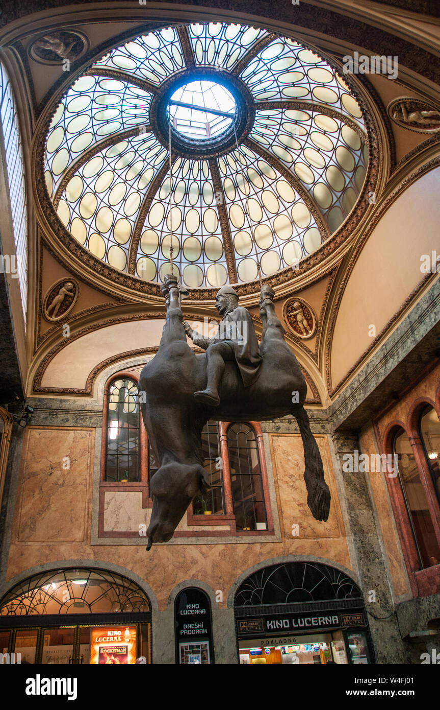 Around Prague King Wenceslas statue Stock Photo Alamy