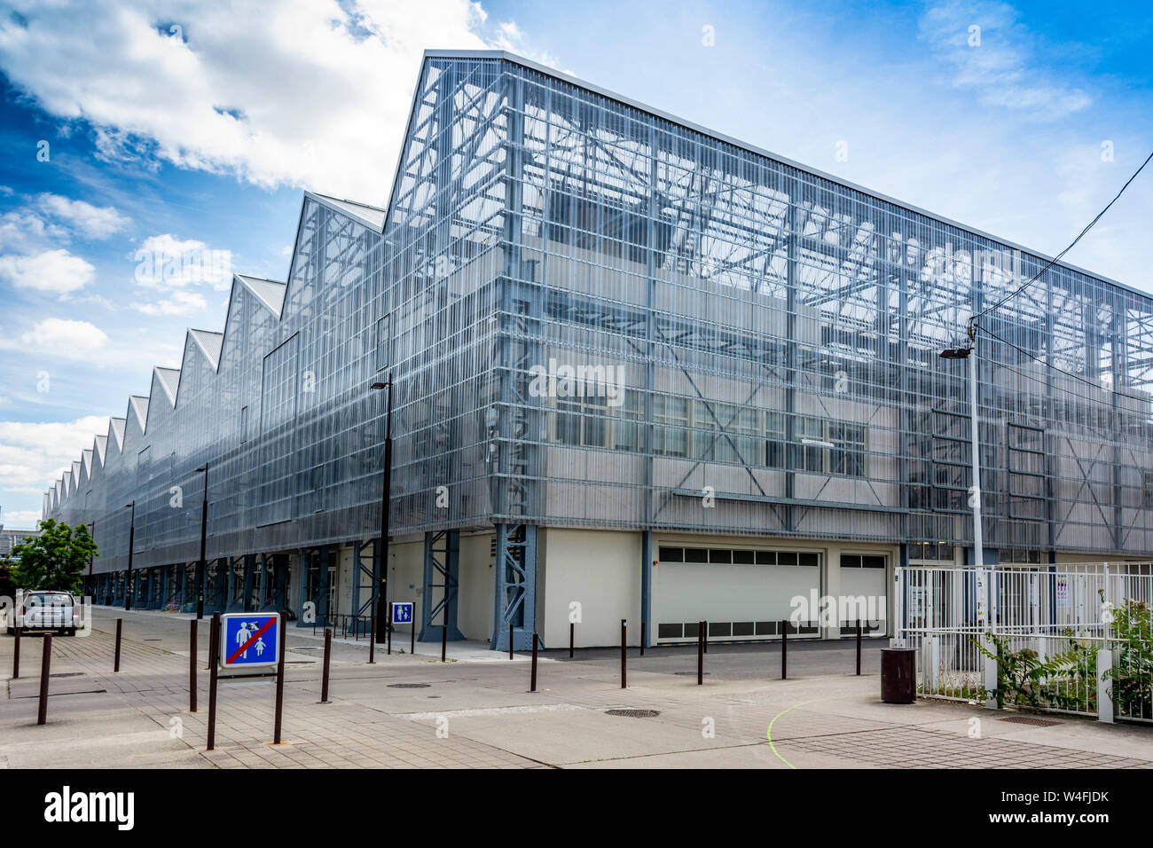 Buildings of the School of fine arts on the island of Nantes. Loire