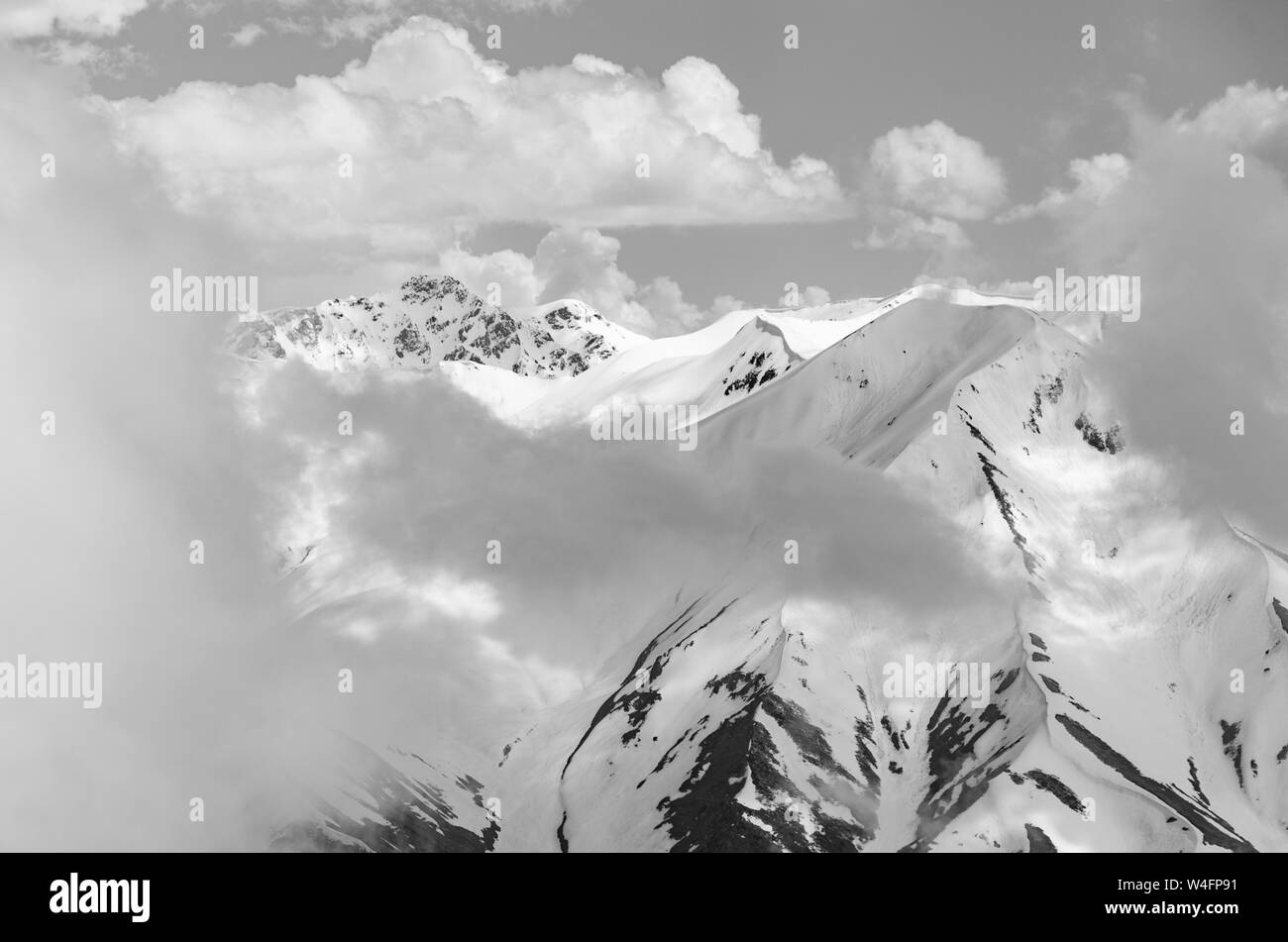 Kashmir scenery Black and White Stock Photos & Images - Alamy