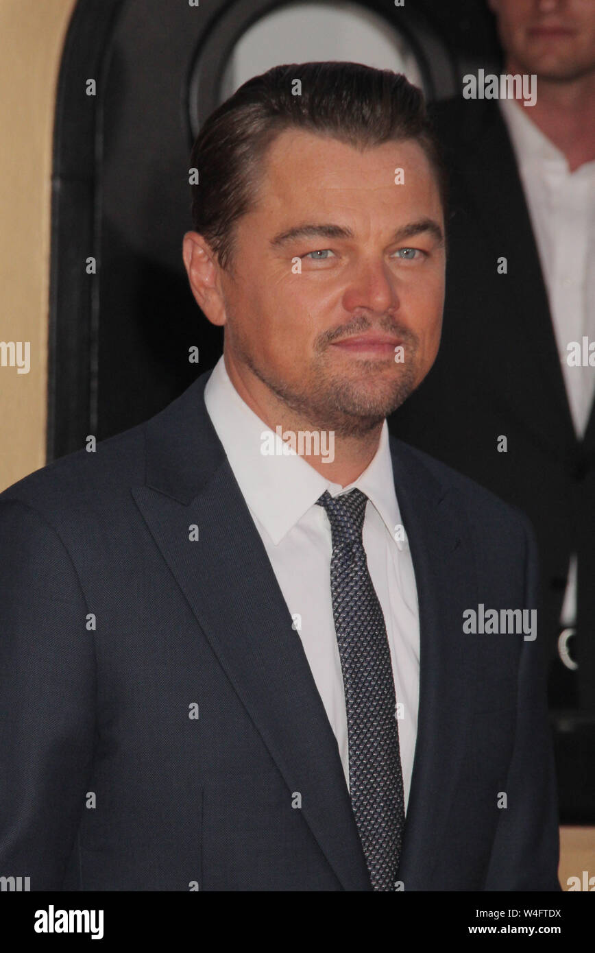 Los Angeles, USA. 22nd July 2019. Leonardo DiCaprio 07/22/2019 The Los Angeles Premiere of "Once Upon A Time In Hollywood" held at the TCL Chinese Theatre in Los Angeles, CA Photo by Izumi Hasegawa/HollywoodNewsWire.co Credit: Hollywood News Wire Inc./Alamy Live News Stock Photo