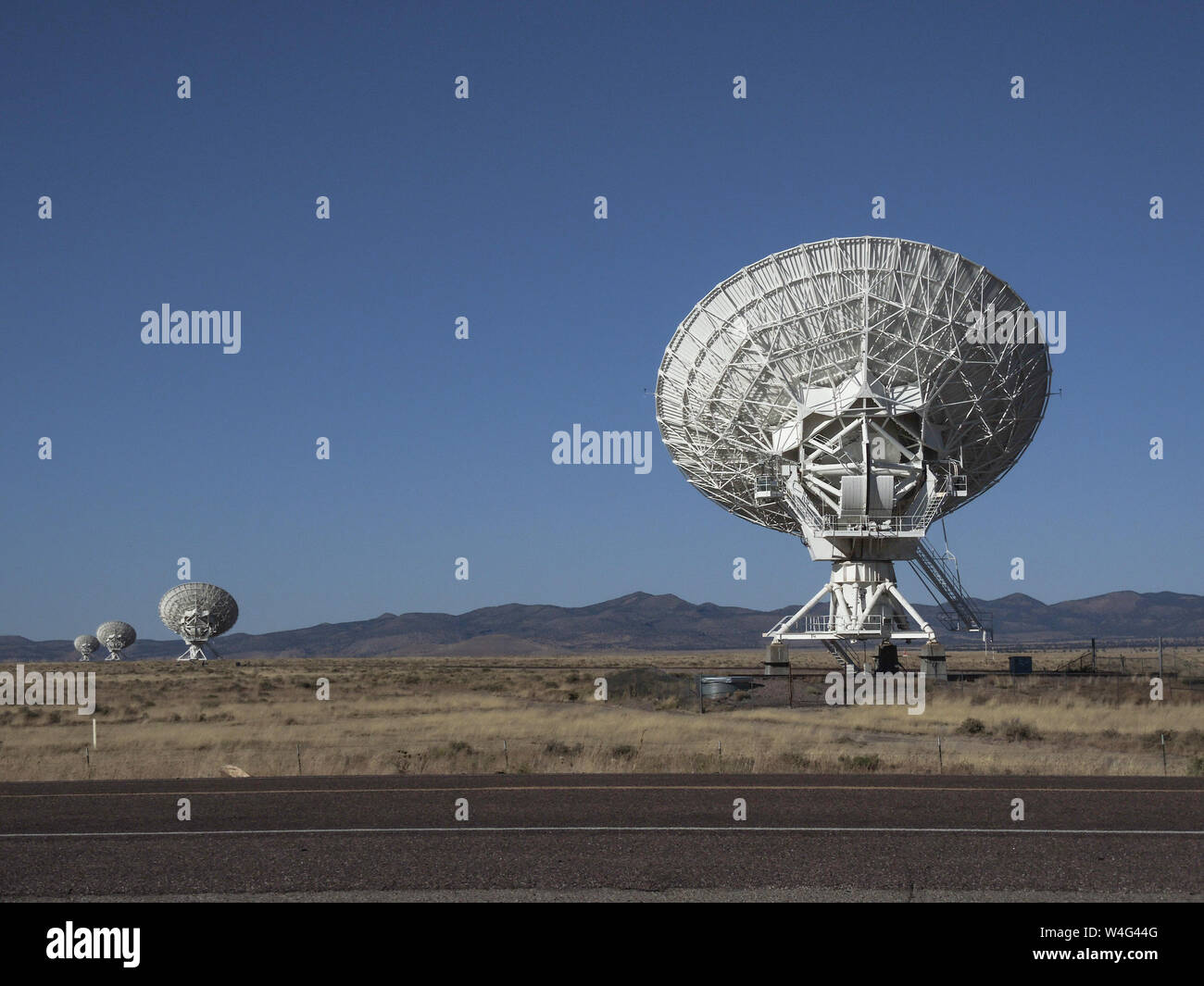 National Radio Astronomy Observatory (NRAO), Karl G. Jansky  Very Large Array Socorro, NM, USA. Stock Photo