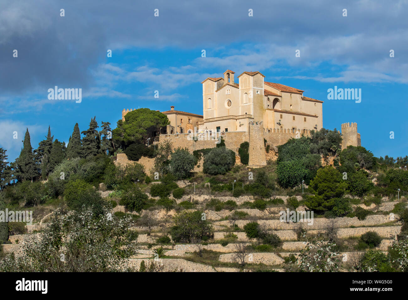 Majorca, Wallfahrtskirche Santuari de Sant Salvador, Arta, Mallorca ...