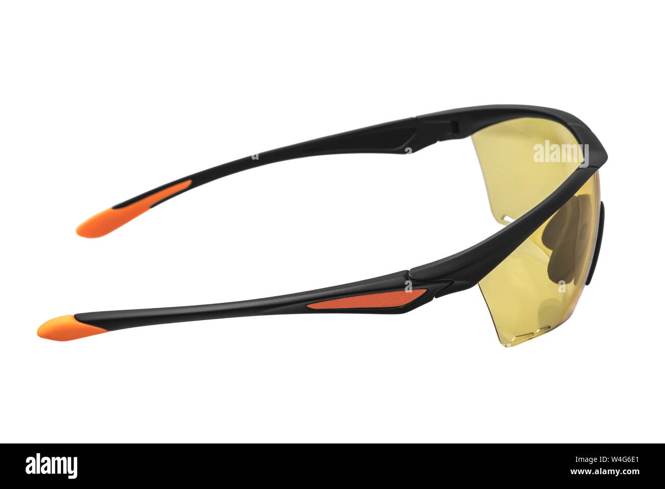 Safety glasses for shooting and work isolated on white background Stock