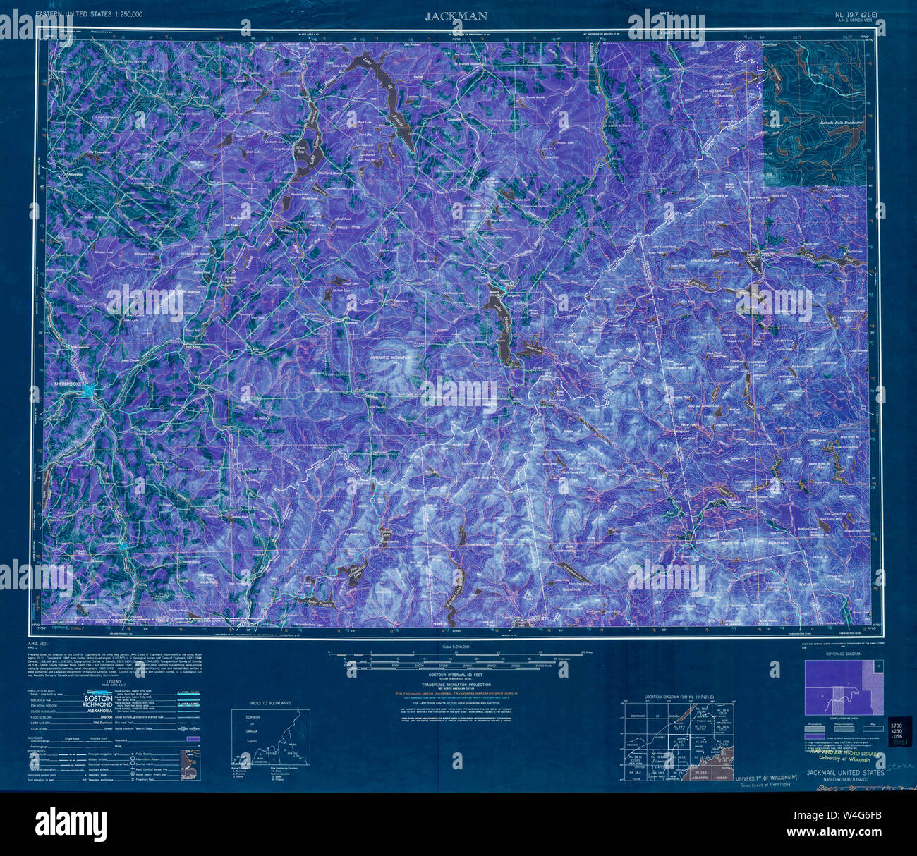 Jackman map hires stock photography and images Alamy