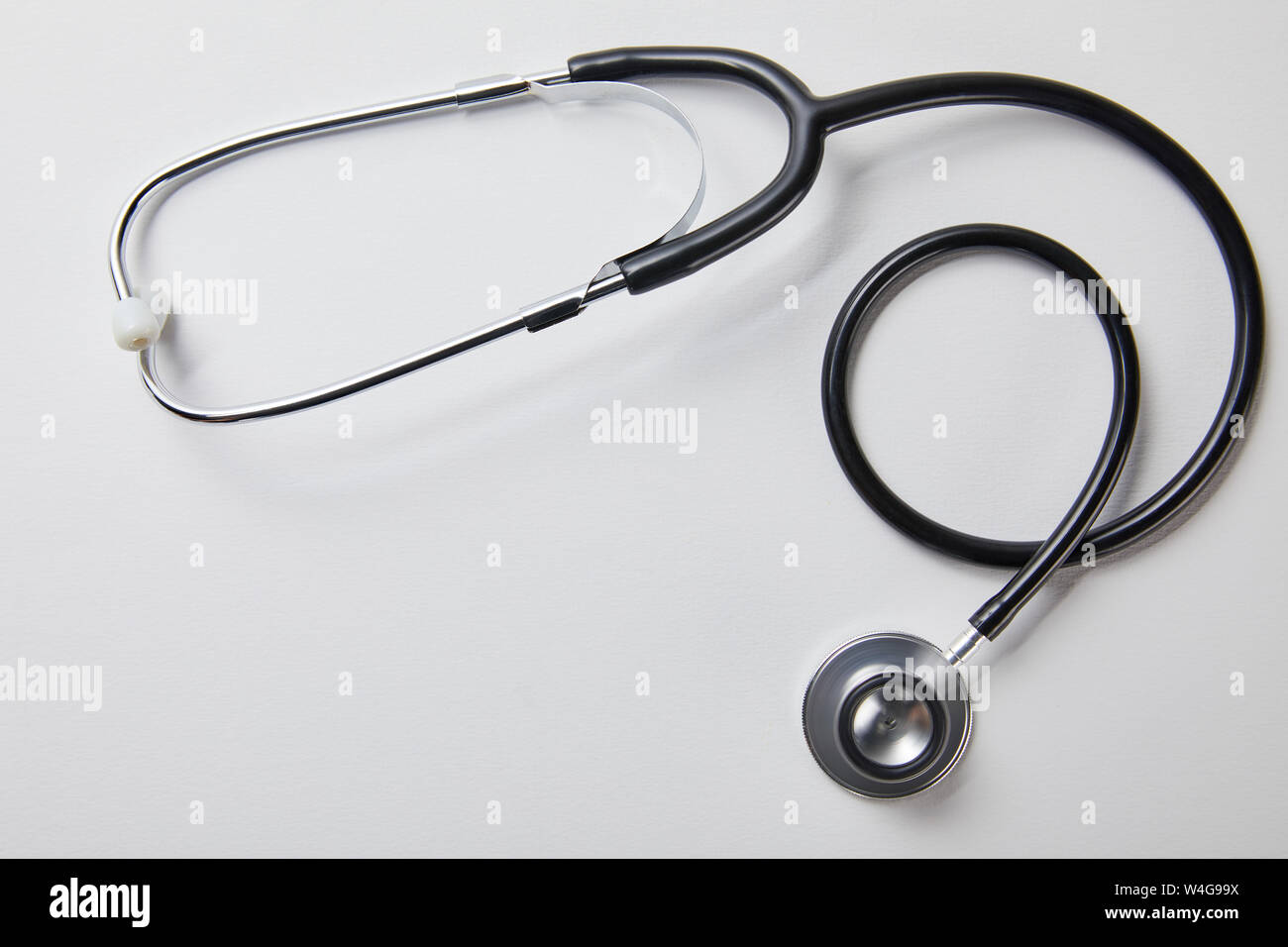 Black stethoscope isolated on white hi-res stock photography and images ...