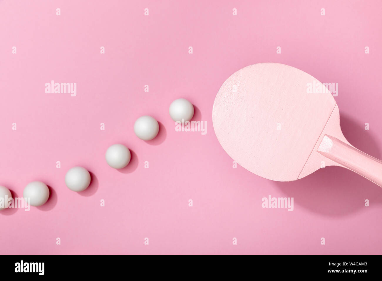 pink table tennis table