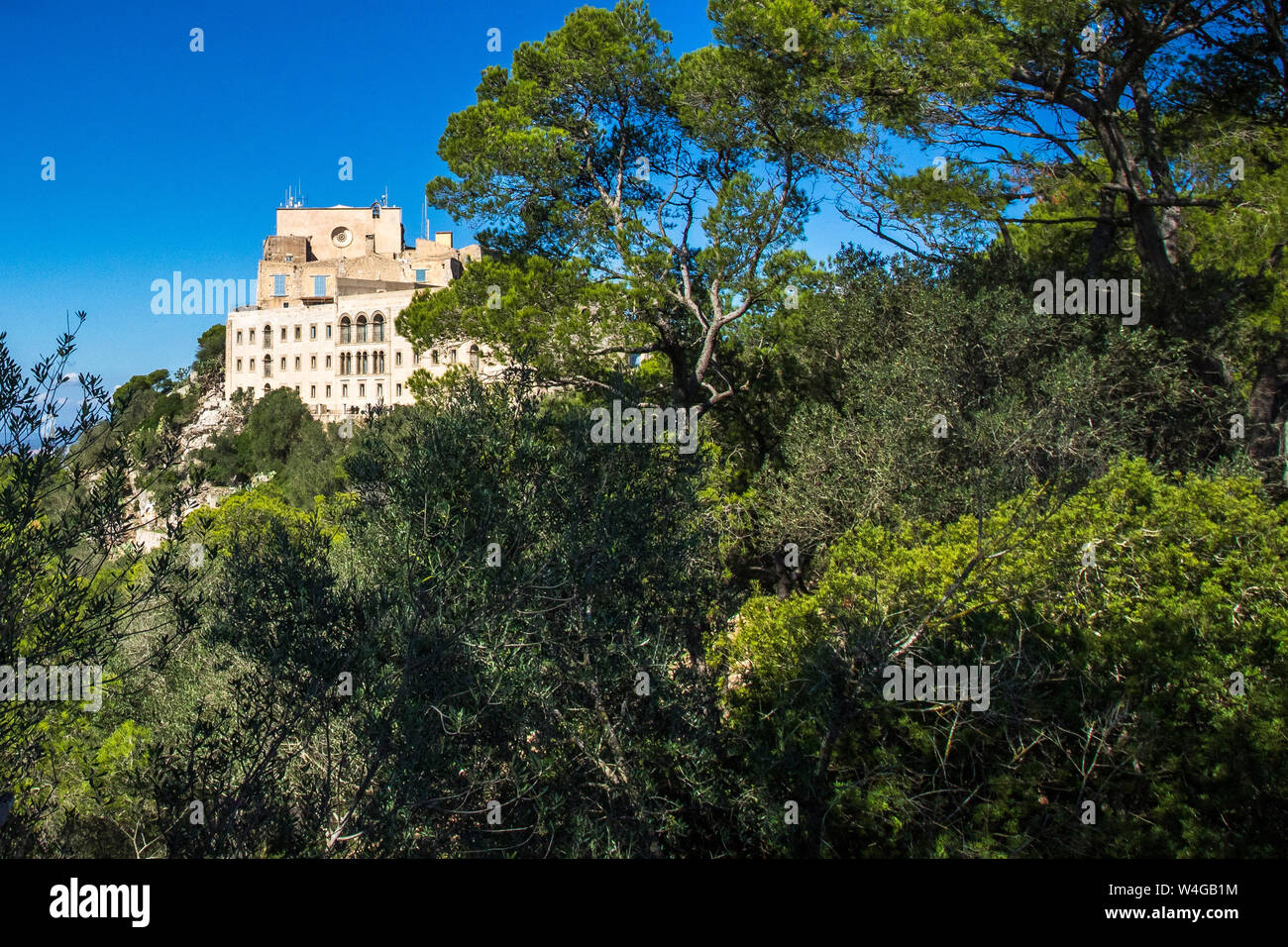 Majorca, Kloster Santuari de Sant Salvador, Mallorca, Spanien Stock Photo