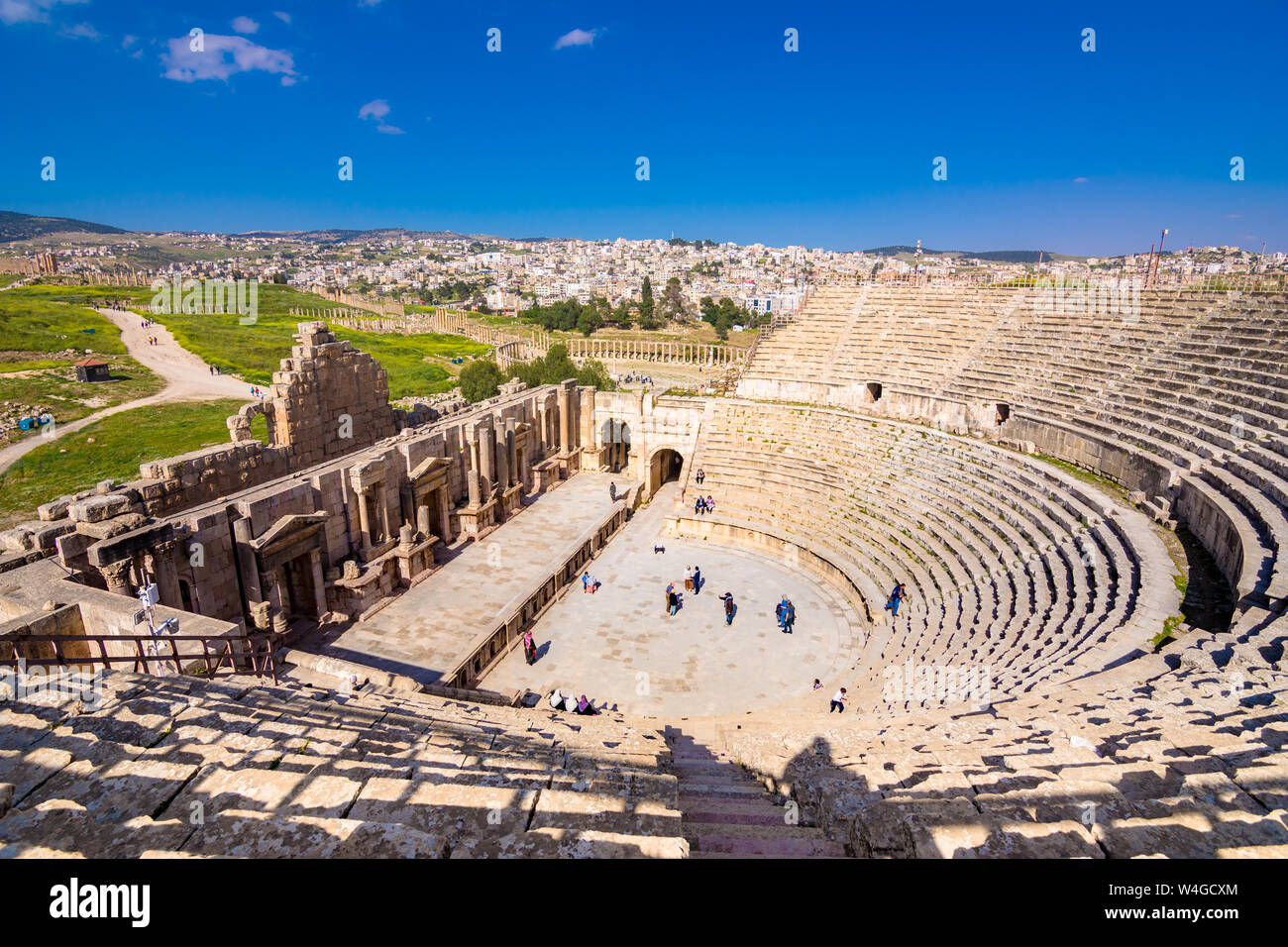 Ancient and roman ruins of Jerash (Gerasa), Jordan Stock Photo - Alamy