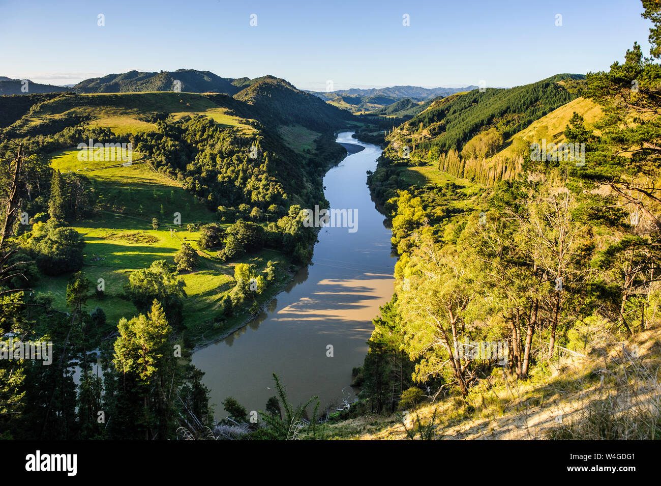 Whanganui River, North Island, New Zealand Stock Photo