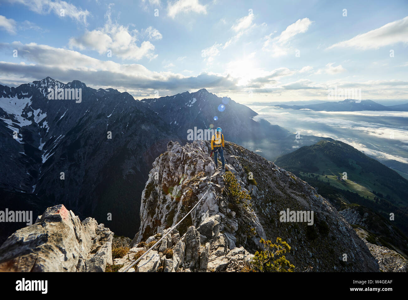 Male climber rock hi-res stock photography and images - Alamy