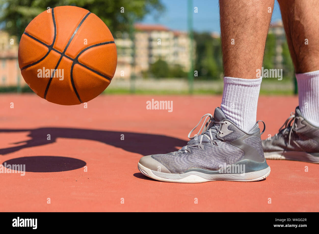 Shoes for playing basketball hires stock photography and images Alamy