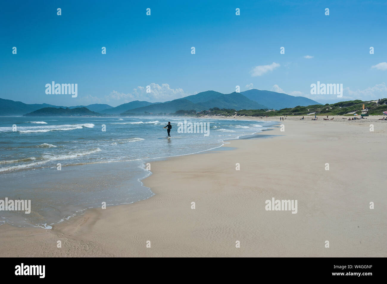 Campeche beach, Santa Catarina, Brazil Stock Photo