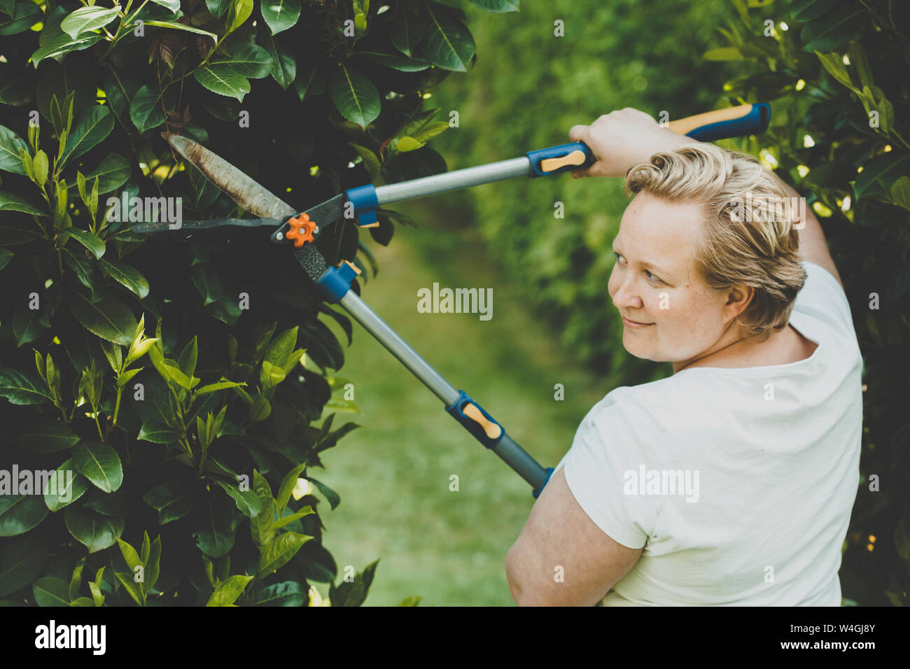 Garden shears hi-res stock photography and images - Alamy