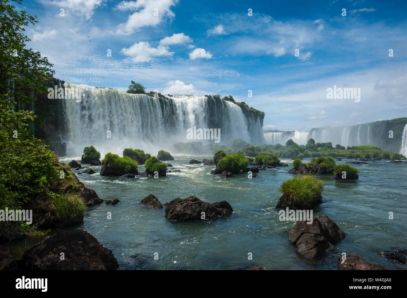 Unesco world heritage sight, Iguazu Falls, Brazil Stock Photo