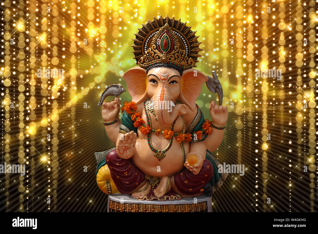 Statue of Lord Ganesha Stock Photo Alamy