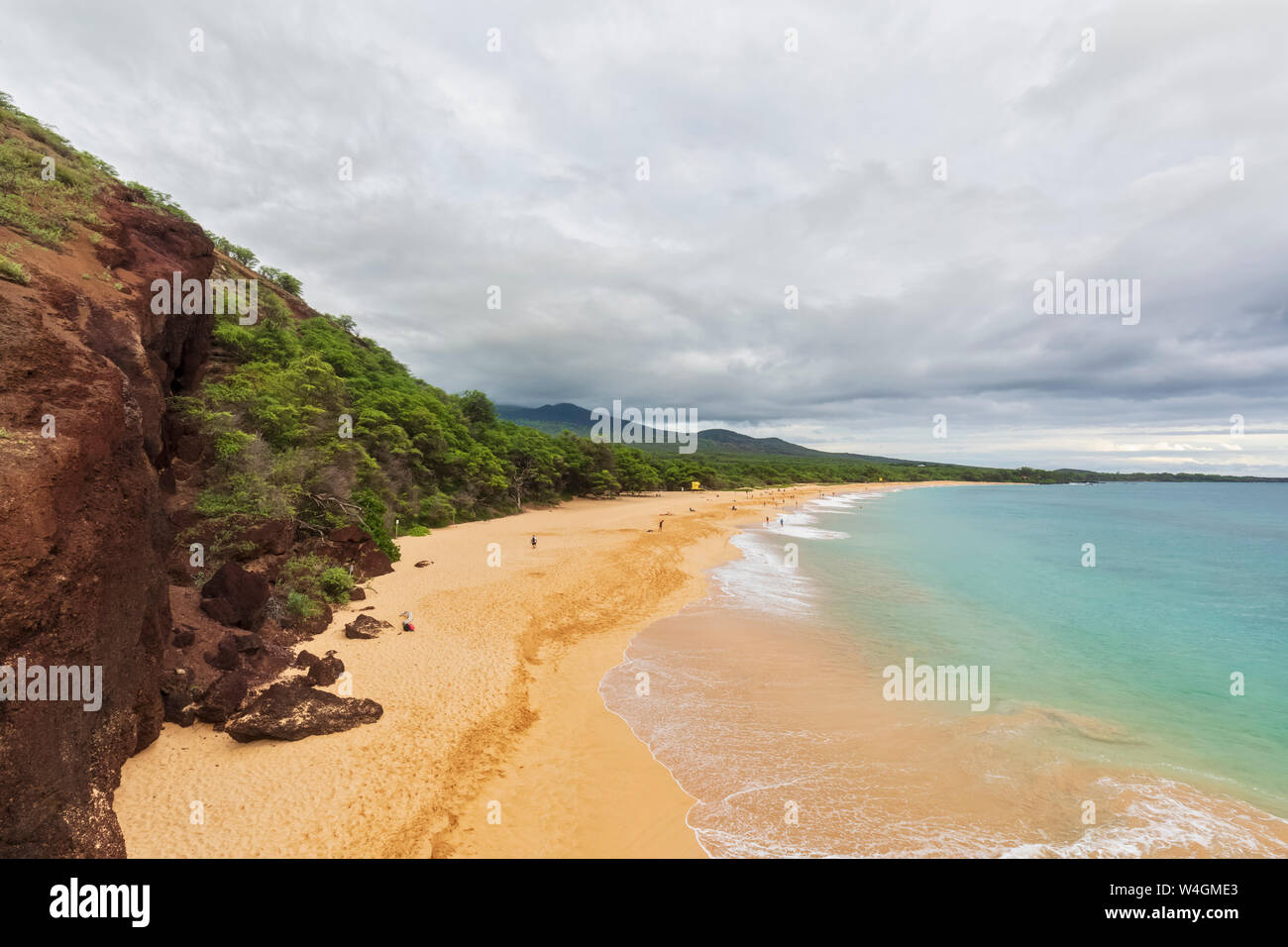 Big Beach, Makena Beach State Park, Maui, Hawaii, USA Stock Photo