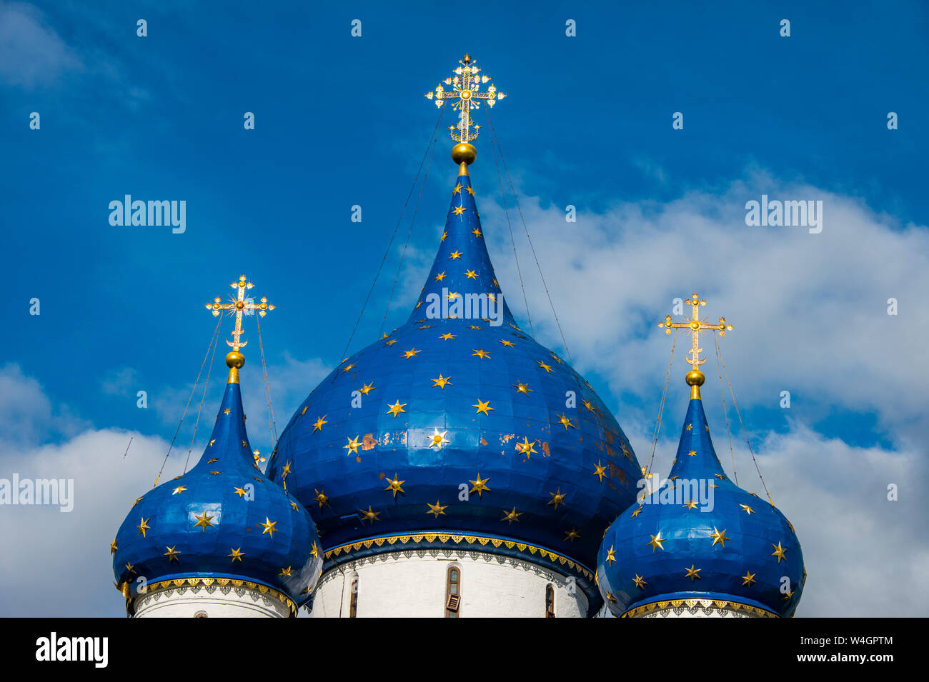 Nativity of the virgin cathedral, Suzdal, Golden ring, Russia Stock Photo