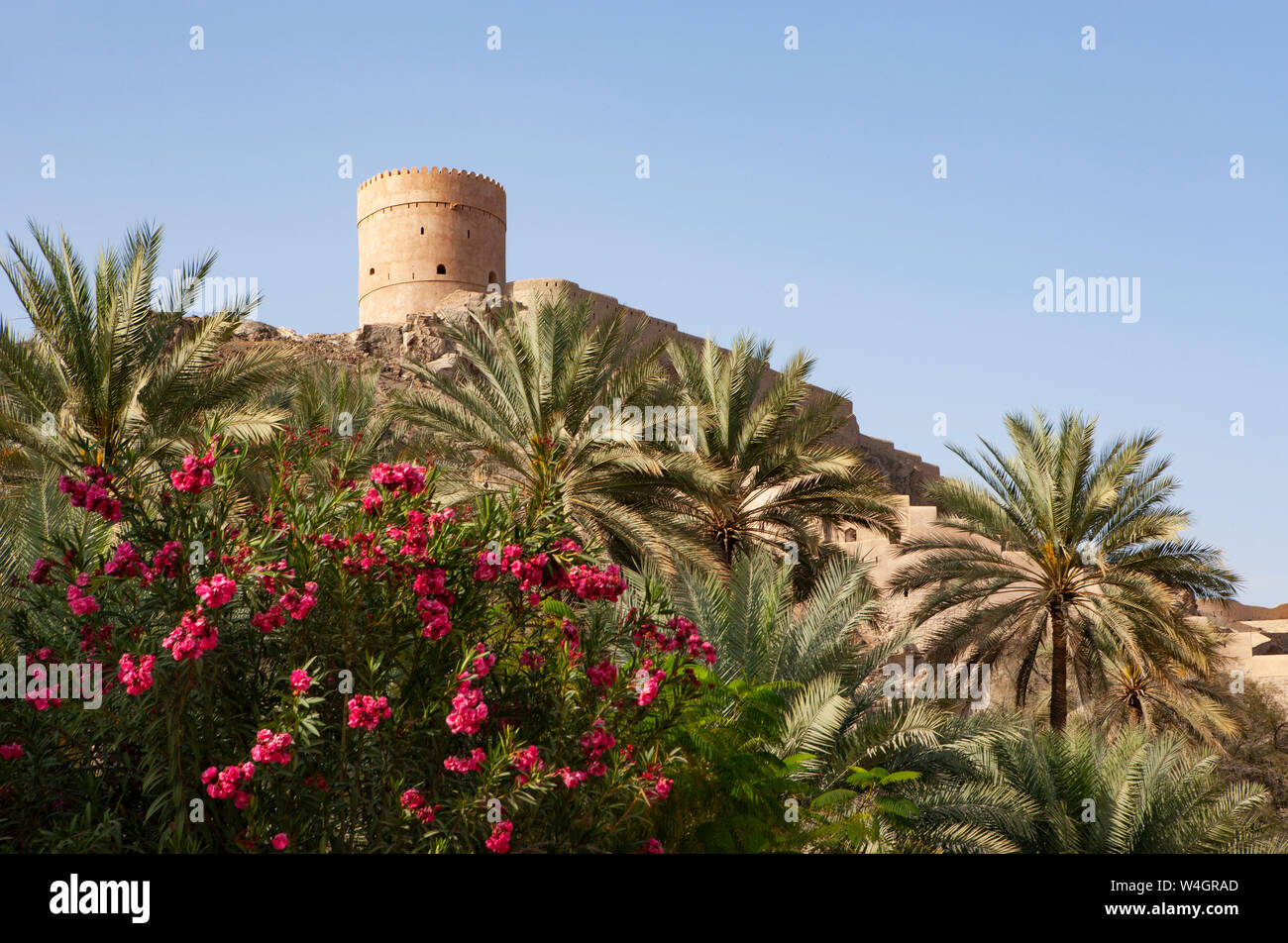 Fort Samail, Samail, Oman Stock Photo