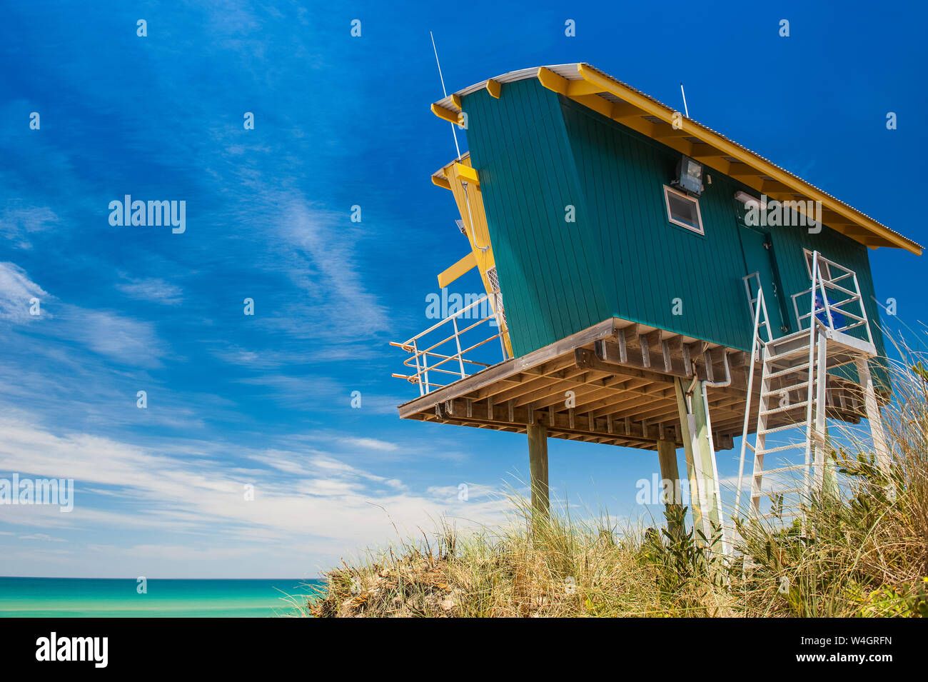 Lifeguard Station Lakes Entrance Victoria Australia Stock Photo