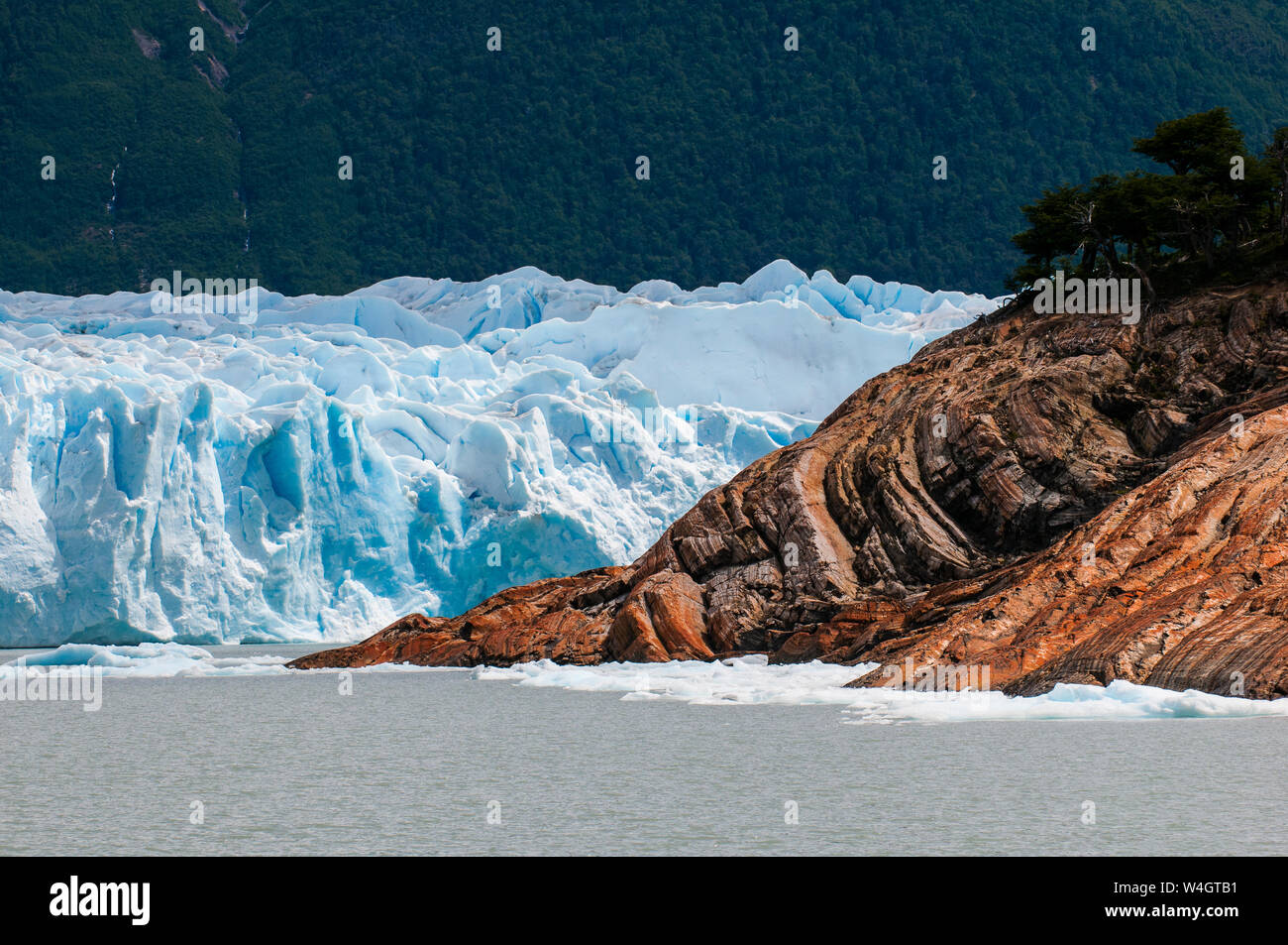Glacier Perito Moreno, El Calafate, Patagonia, Argentina Stock Photo