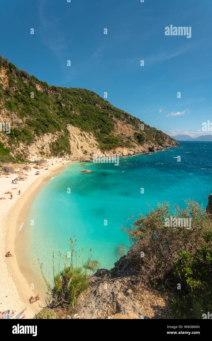 Agiofili Beach, Lefkada, Greece Stock Photo