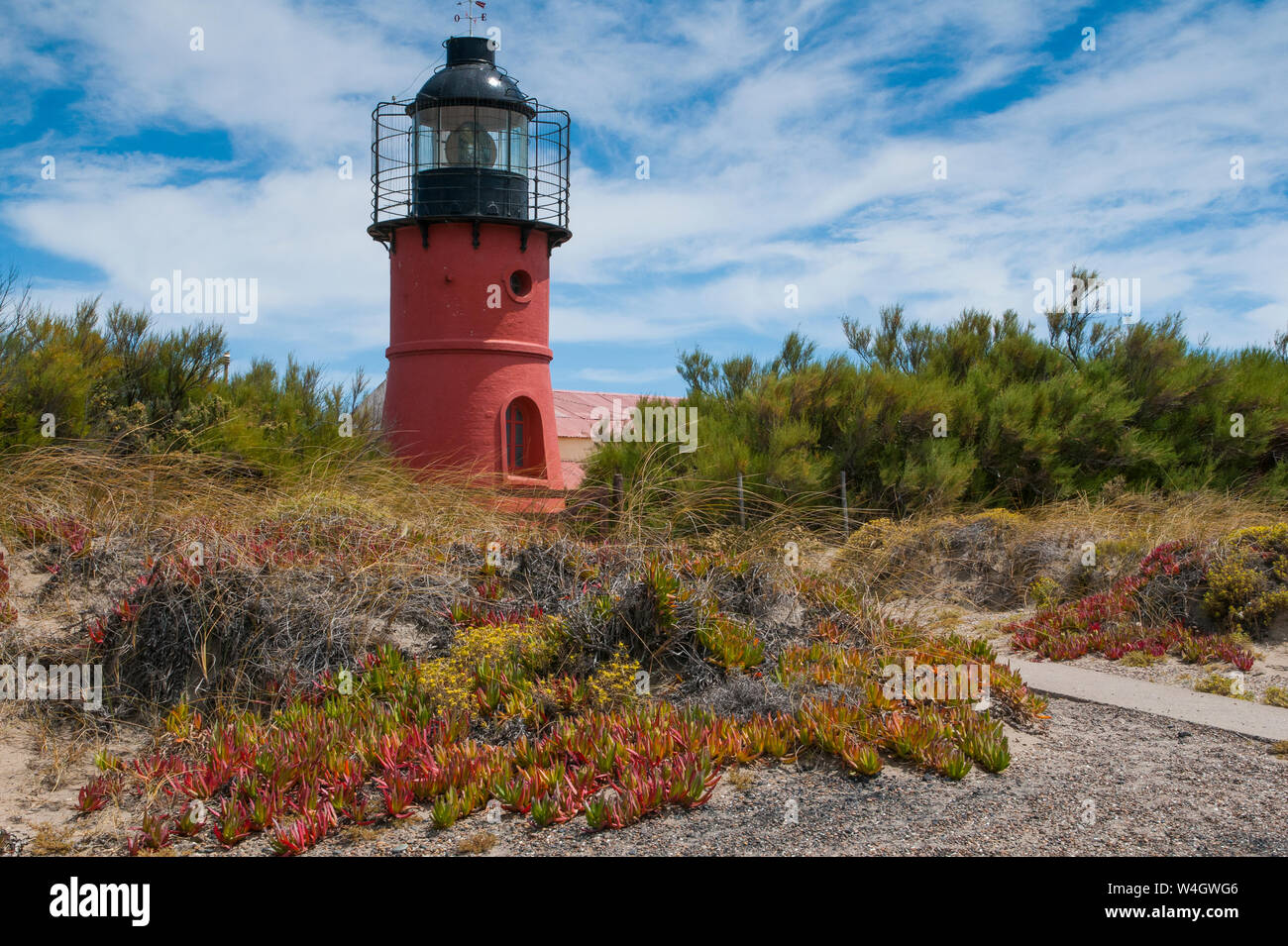 Lighthouse, Valdes Peninsula, Argentina, South America Stock Photo