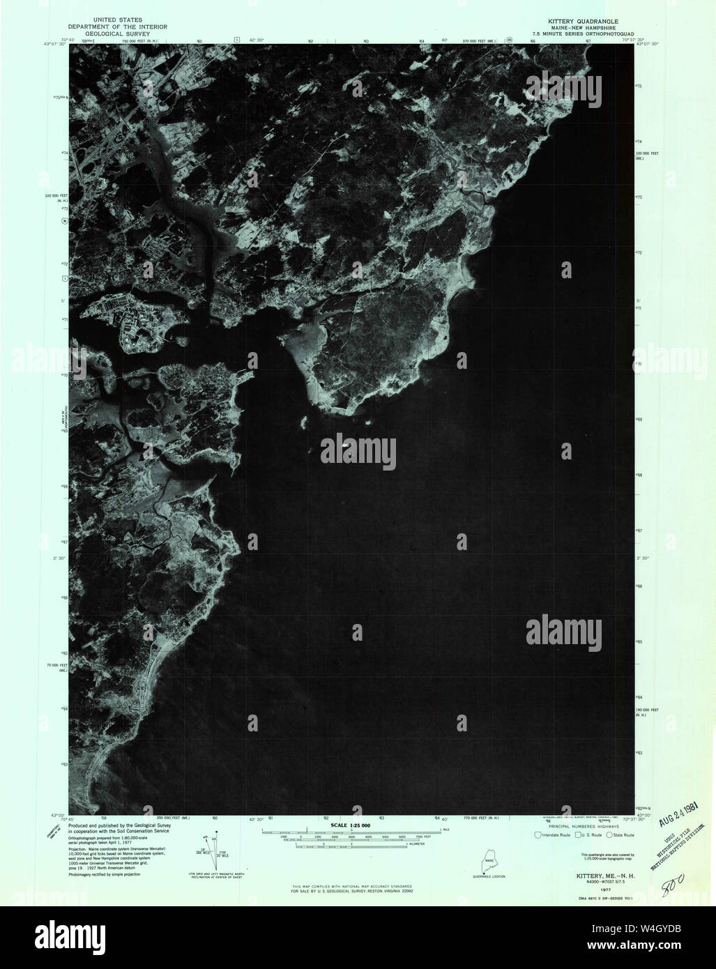 Map of kittery maine hires stock photography and images Alamy