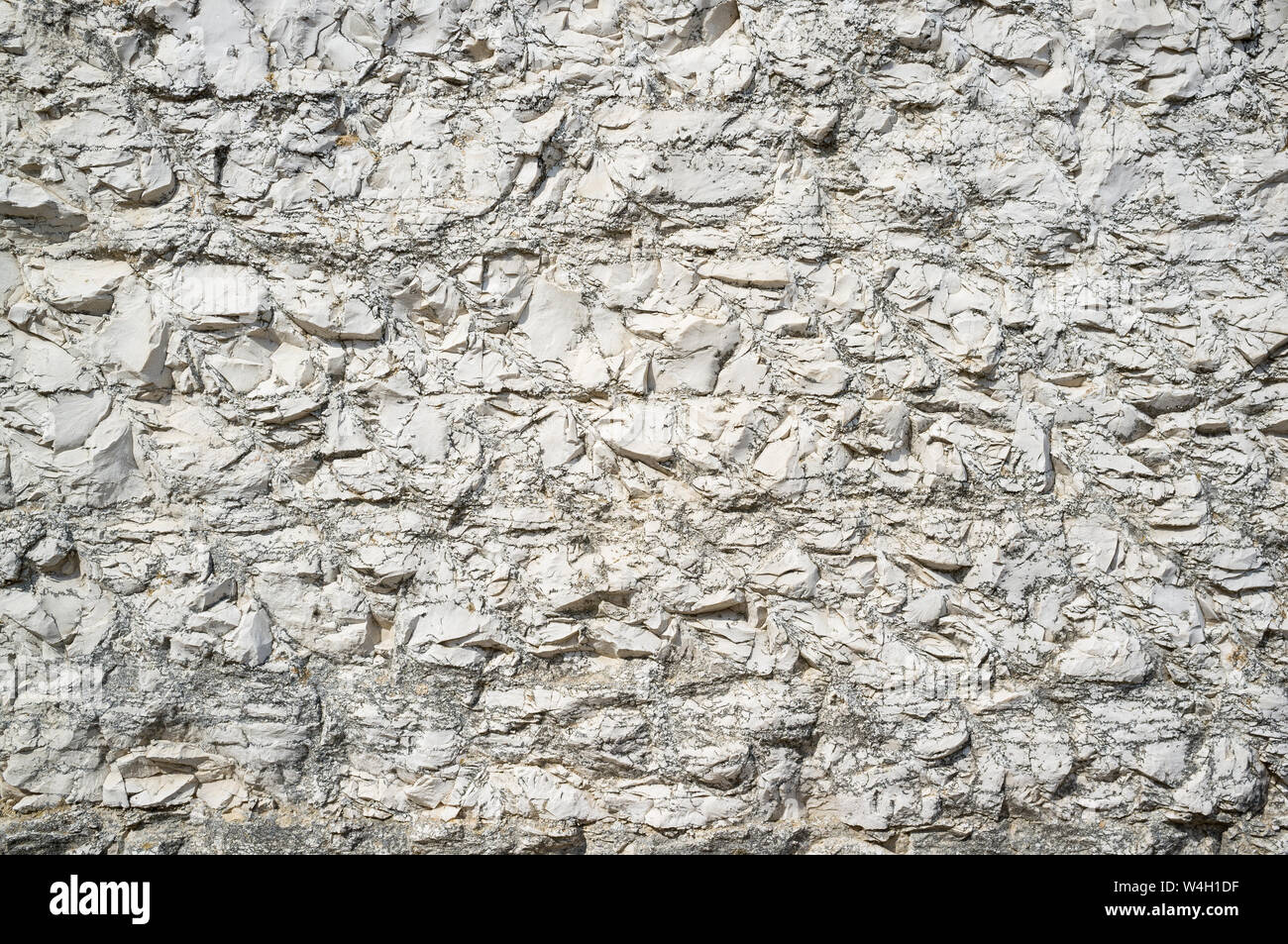 Detail of Coarse Istrian White Stone in City of Vrsar Stock Photo