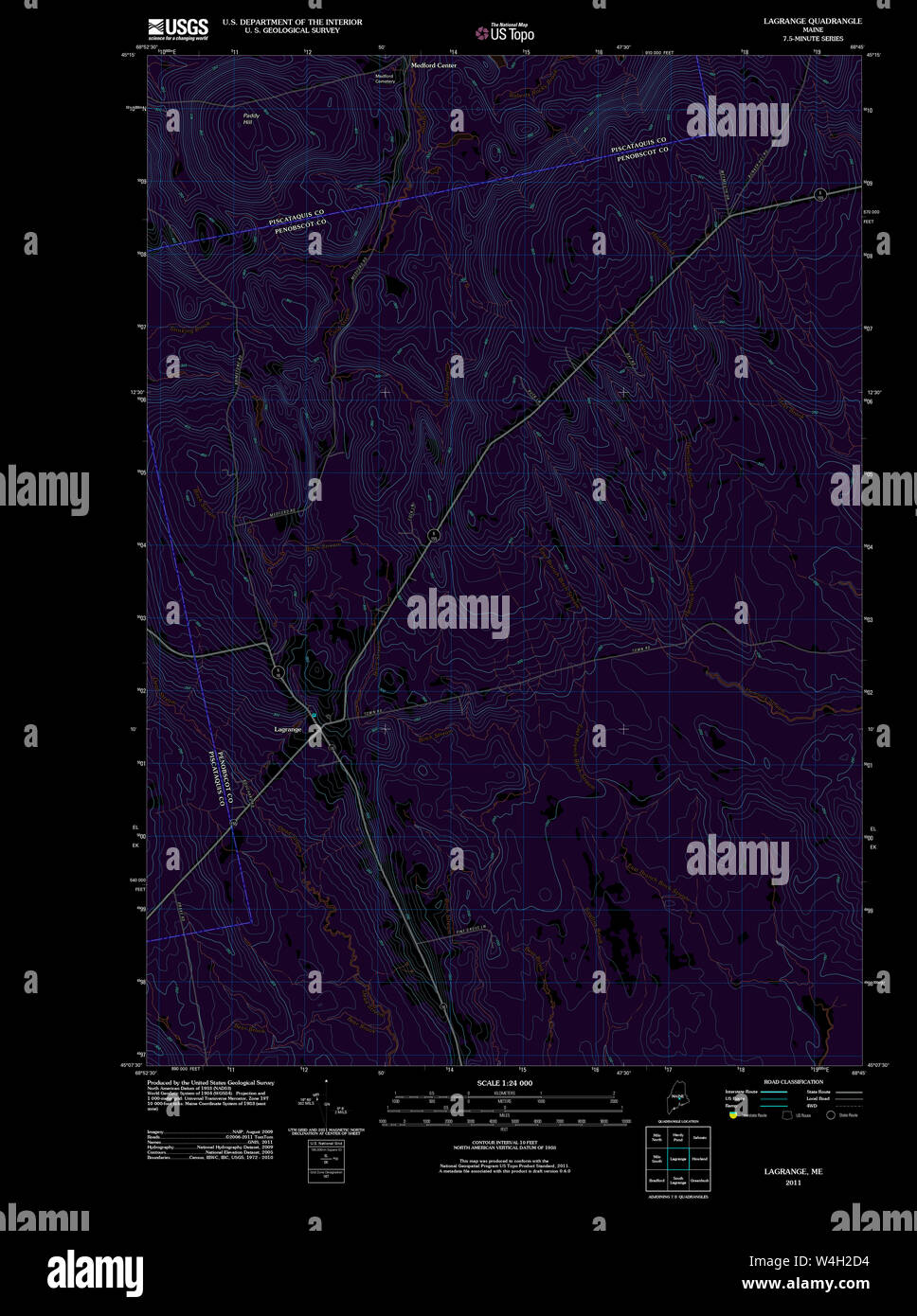 Maine USGS Historical Map Lagrange 20110902 TM Inversion Restoration