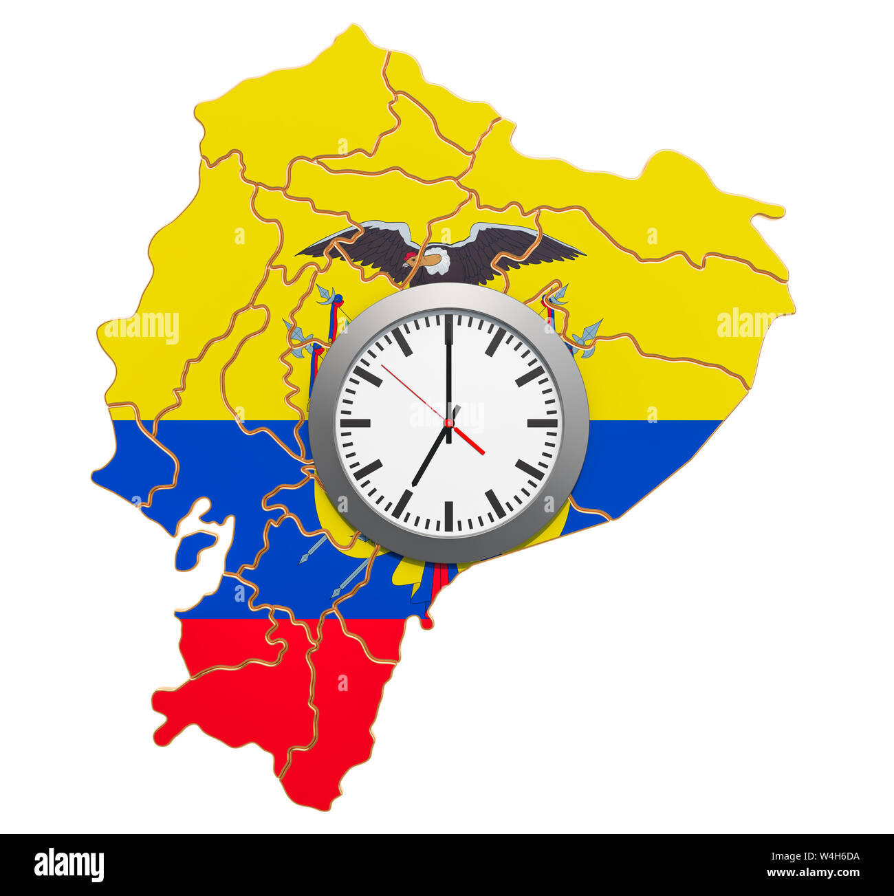 Time zones world map Cut Out Stock Images & Pictures Alamy