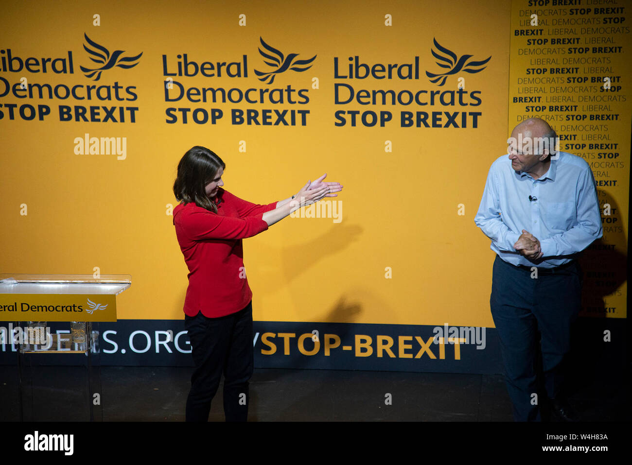 Jo Swinson Liberal Democrat Leadership Rally Stock Photo - Alamy