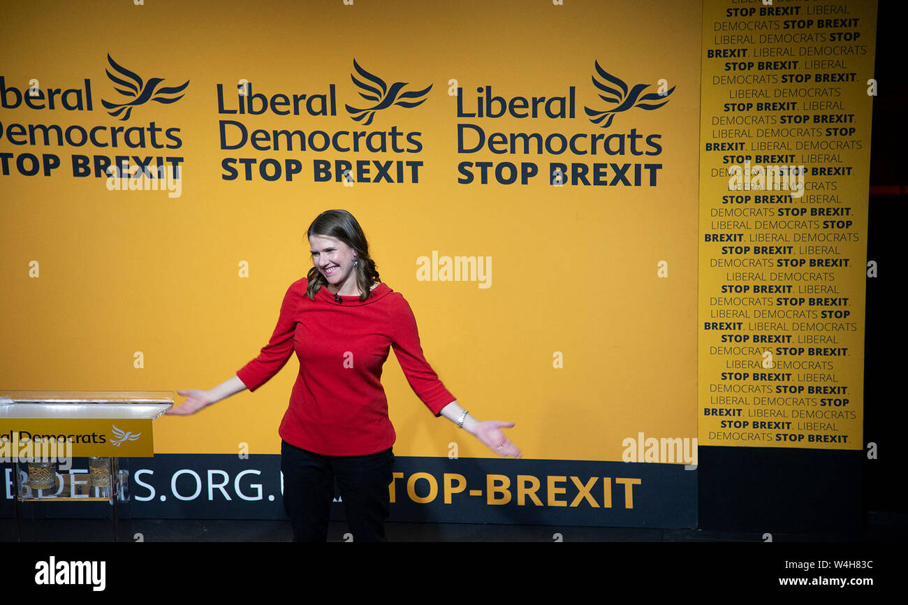 Jo Swinson Liberal Democrat Leadership Rally Stock Photo - Alamy