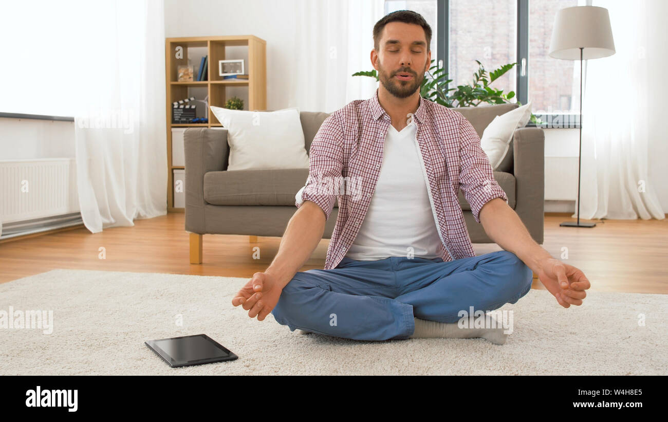 Computer meditating hi-res stock photography and images - Alamy